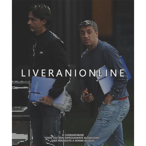 Raduno Nazionale Italiana Firenze - 09.10.2012 Allenamento Nella Foto:inzaghi filippo e crespo hernan al corso allenatori /Ph.Vitez-Ag. Aldo Liverani