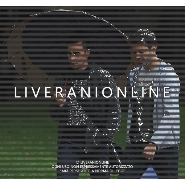 Raduno Nazionale Italiana Firenze - 09.10.2012 Allenamento Nella Foto:cannavaro fabio-andrea stramaccioni al corso allenatori /Ph.Vitez-Ag. Aldo Liverani