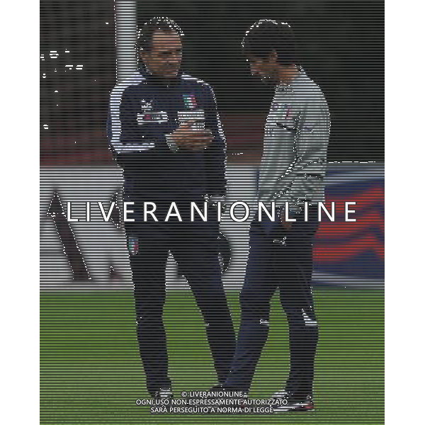 Raduno Nazionale Italiana Firenze - 09.10.2012 Allenamento Nella Foto:prandelli cesare-pin /Ph.Vitez-Ag. Aldo Liverani