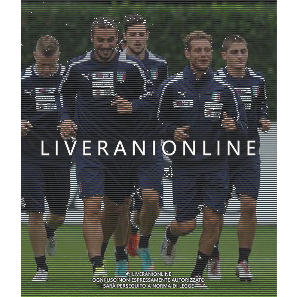 Raduno Nazionale Italiana Firenze - 09.10.2012 Allenamento Nella Foto:osvaldo-diamanti-destro-verratti /Ph.Vitez-Ag. Aldo Liverani