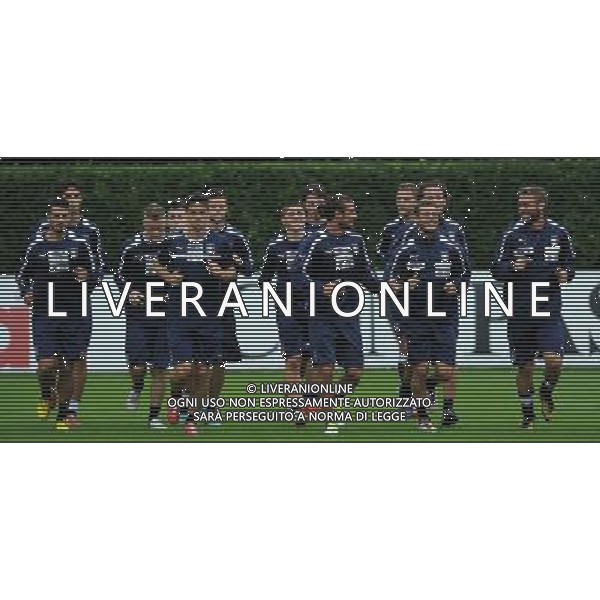 Raduno Nazionale Italiana Firenze - 09.10.2012 Allenamento Nella Foto:gruppo de rossi-osvaldo-diamanti-maggio /Ph.Vitez-Ag. Aldo Liverani