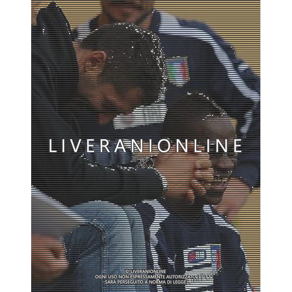 Raduno Nazionale Italiana Firenze - 09.10.2012 Allenamento Nella Foto:balotelli mario materazzi marco /Ph.Vitez-Ag. Aldo Liverani