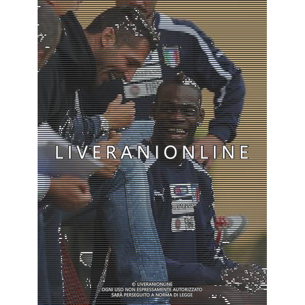 Raduno Nazionale Italiana Firenze - 09.10.2012 Allenamento Nella Foto:balotelli mario materazzi marco /Ph.Vitez-Ag. Aldo Liverani