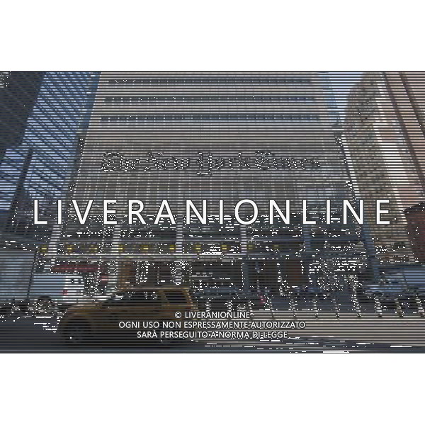The offices of the the New York Times in Midtown in New York on Friday, October 5, 2012. (Œ Richard B. Levine) Photo via Newscom ©PHOTOSHOT/AGENZIA ALDO LIVERANI SAS - ITALY ONLY - EDITORIAL USE ONLY Uffici e negozi nelle vie della Citta\' di New York