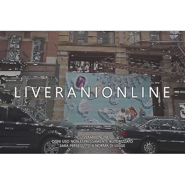 Future home of a new branch of the Tiffany\'s jewelry store chain under construction in the Soho neighborhood of New York, seen on Sunday, April 15, 2012. (Œ Richard B. Levine) Photo via Newscom ©PHOTOSHOT/AGENZIA ALDO LIVERANI SAS - ITALY ONLY - EDITORIAL USE ONLY Uffici e negozi nelle vie della Citta\' di New York