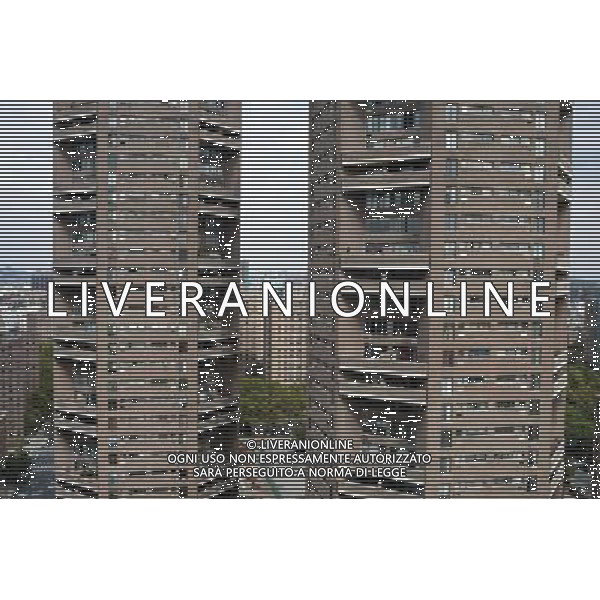 Schomburg Plaza apartment buildings in the Harlem neighborhood in New York seen on Saturday, October 6, 2012. (å Richard B. Levine) ©photoshot/AGENZIA ALDO LIVERANI SAS - ITALY ONLY - EDITORIAL USE ONLY