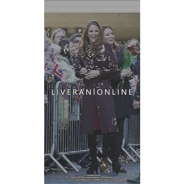 The Duchess of Cambridge visiting Newcastle Civic Centre Newcastle on Tyne. ©photoshot/AGENZIA ALDO LIVERANI SAS - ITALY ONLY - REALI INGLESI: Il principe William d\'Inghilterra e la moglie Kate Middleton