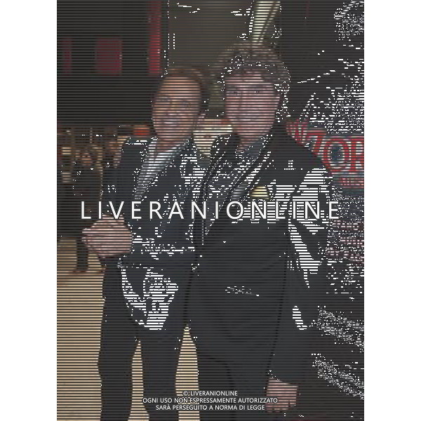 Roma - 09/10/2012 - Teatro Sistina - Prima nazionale del musical \' W Zorro \' di Stefano D\'Orazio e musiche di Roby Facchinetti - nella foto: Roby Facchinetti e Stefano D\'Orazio å© Fabrizio Corradetti - Ag. Aldo Liverani sas