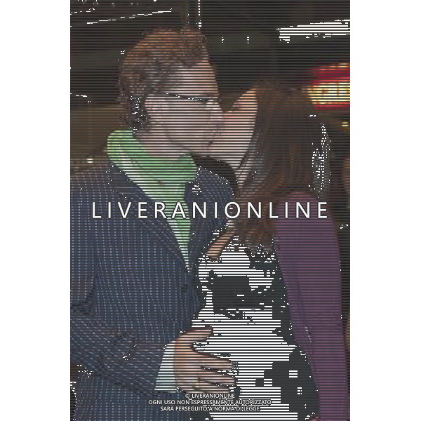 Roma - 09/10/2012 - Teatro Sistina - Prima nazionale del musical \' W Zorro \' di Stefano D\'Orazio e musiche di Roby Facchinetti - nella foto: Michele Carfora e la fidanzata Azzurra å© Fabrizio Corradetti - Ag. Aldo Liverani sas