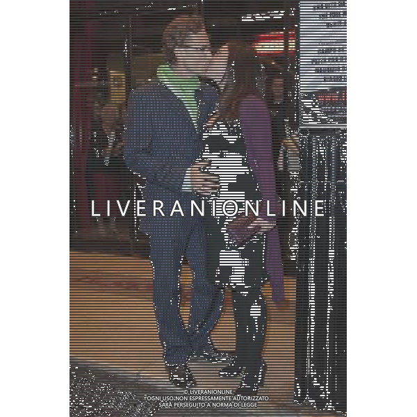 Roma - 09/10/2012 - Teatro Sistina - Prima nazionale del musical \' W Zorro \' di Stefano D\'Orazio e musiche di Roby Facchinetti - nella foto: Michele Carfora e la fidanzata Azzurra å© Fabrizio Corradetti - Ag. Aldo Liverani sas