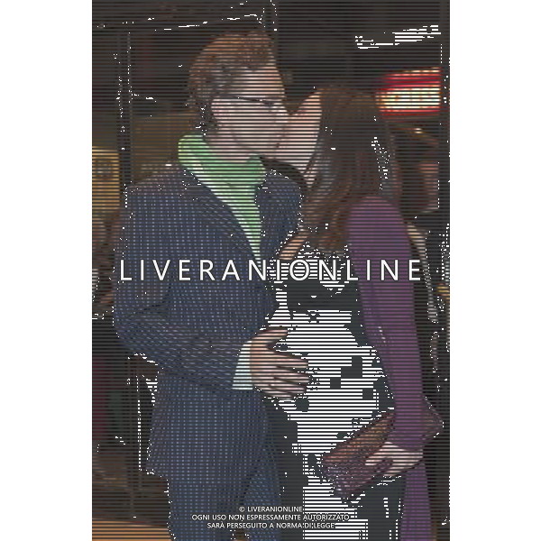 Roma - 09/10/2012 - Teatro Sistina - Prima nazionale del musical \' W Zorro \' di Stefano D\'Orazio e musiche di Roby Facchinetti - nella foto: Michele Carfora e la fidanzata Azzurra å© Fabrizio Corradetti - Ag. Aldo Liverani sas