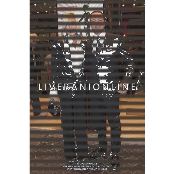 Roma - 09/10/2012 - Teatro Sistina - Prima nazionale del musical \' W Zorro \' di Stefano D\'Orazio e musiche di Roby Facchinetti - nella foto: Matilde Brandi con il marito Mario Costantini å© Fabrizio Corradetti - Ag. Aldo Liverani sas