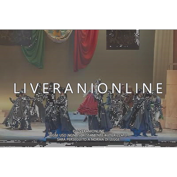 Roma - 09/10/2012 - Teatro Sistina - Prima nazionale del musical \' W Zorro \' di Stefano D\'Orazio e musiche di Roby Facchinetti - nella foto: Un momento dello spettacolo å© Fabrizio Corradetti - Ag. Aldo Liverani sas