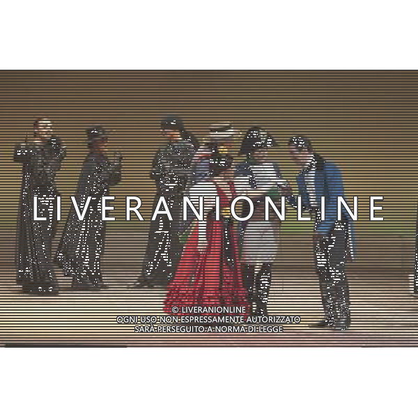 Roma - 09/10/2012 - Teatro Sistina - Prima nazionale del musical \' W Zorro \' di Stefano D\'Orazio e musiche di Roby Facchinetti - nella foto: Un momento dello spettacolo å© Fabrizio Corradetti - Ag. Aldo Liverani sas