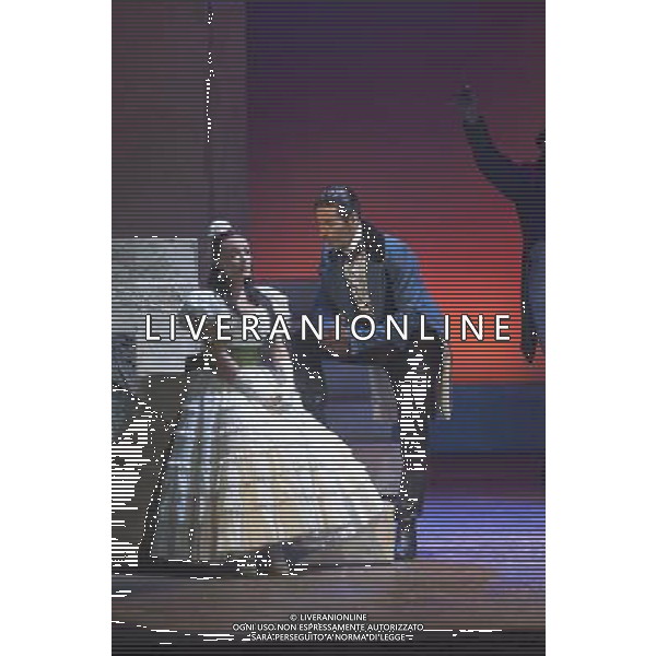 Roma - 09/10/2012 - Teatro Sistina - Prima nazionale del musical \' W Zorro \' di Stefano D\'Orazio e musiche di Roby Facchinetti - nella foto: Un momento dello spettacolo å© Fabrizio Corradetti - Ag. Aldo Liverani sas