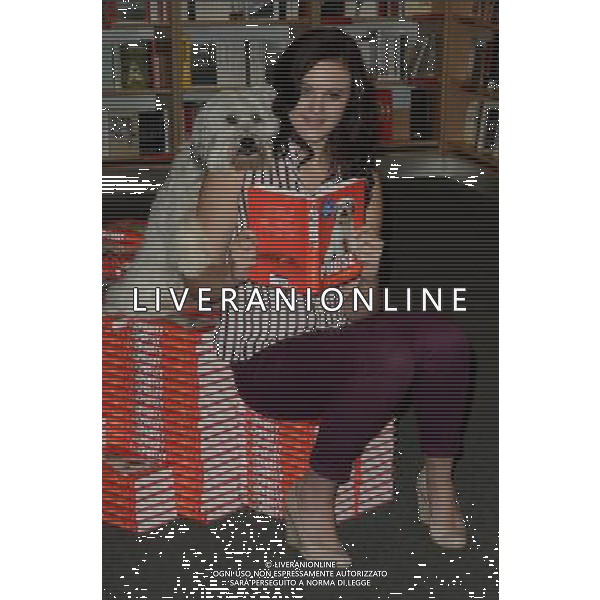 Ashleigh and Pudsey launch \'Pudsey My Autobidography\' at Foyles Bookshop, Charing Cross Road, London, on October 10th 2012 AG ALDO LIVERANI S A S ONLY ITALY