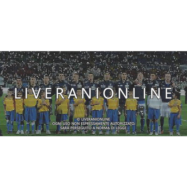 Qualificazioni ai Campionati Europei Under 21 Play-off Andata Pescara - 12.10.2012 Italia-Svezia Nella Foto:l\'italia durante l\'inno /Ph.Vitez-Ag. Aldo Liverani