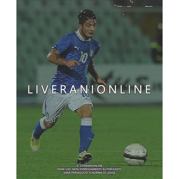 Qualificazioni ai Campionati Europei Under 21 Play-off Andata Pescara - 12.10.2012 Italia-Svezia Nella Foto:insigne /Ph.Vitez-Ag. Aldo Liverani