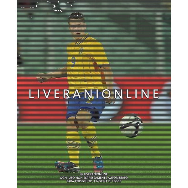 Qualificazioni ai Campionati Europei Under 21 Play-off Andata Pescara - 12.10.2012 Italia-Svezia Nella Foto:Claesson /Ph.Vitez-Ag. Aldo Liverani