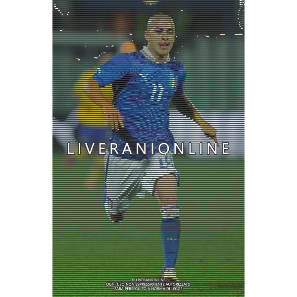 Qualificazioni ai Campionati Europei Under 21 Play-off Andata Pescara - 12.10.2012 Italia-Svezia Nella Foto:De Luca /Ph.Vitez-Ag. Aldo Liverani