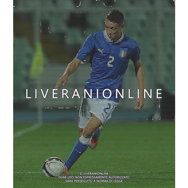 Qualificazioni ai Campionati Europei Under 21 Play-off Andata Pescara - 12.10.2012 Italia-Svezia Nella Foto:De Sciglio /Ph.Vitez-Ag. Aldo Liverani
