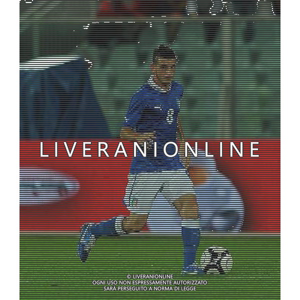 Qualificazioni ai Campionati Europei Under 21 Play-off Andata Pescara - 12.10.2012 Italia-Svezia Nella Foto:Florenzi /Ph.Vitez-Ag. Aldo Liverani