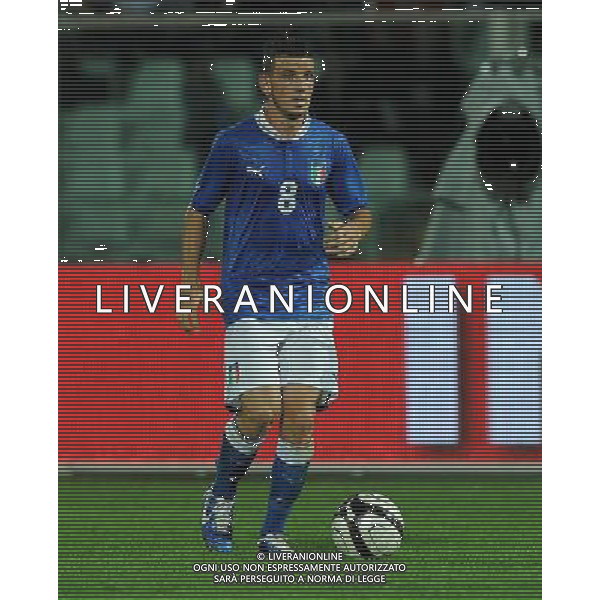 Qualificazioni ai Campionati Europei Under 21 Play-off Andata Pescara - 12.10.2012 Italia-Svezia Nella Foto:Florenzi /Ph.Vitez-Ag. Aldo Liverani