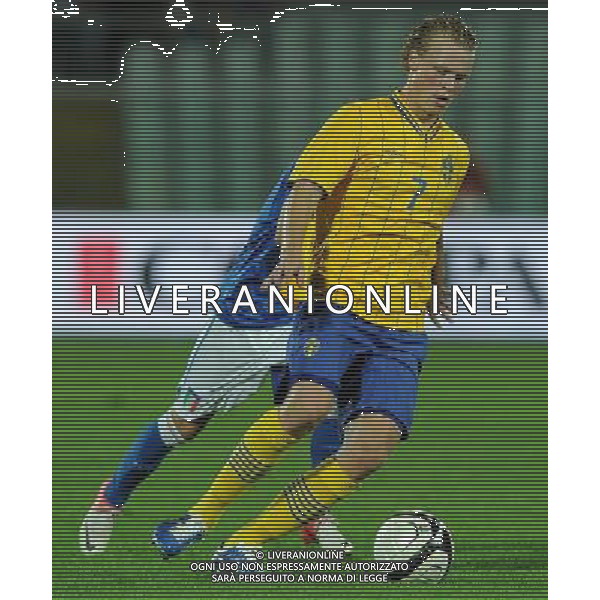 Qualificazioni ai Campionati Europei Under 21 Play-off Andata Pescara - 12.10.2012 Italia-Svezia Nella Foto:Hiljemark /Ph.Vitez-Ag. Aldo Liverani