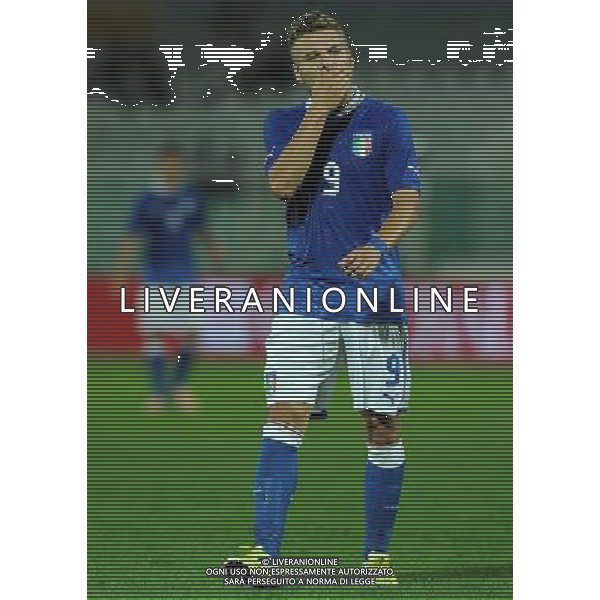 Qualificazioni ai Campionati Europei Under 21 Play-off Andata Pescara - 12.10.2012 Italia-Svezia Nella Foto:Immobile /Ph.Vitez-Ag. Aldo Liverani