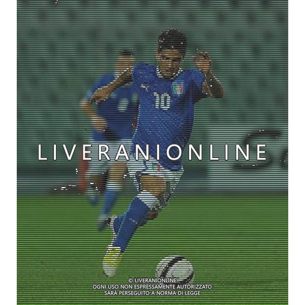 Qualificazioni ai Campionati Europei Under 21 Play-off Andata Pescara - 12.10.2012 Italia-Svezia Nella Foto:Insigne /Ph.Vitez-Ag. Aldo Liverani