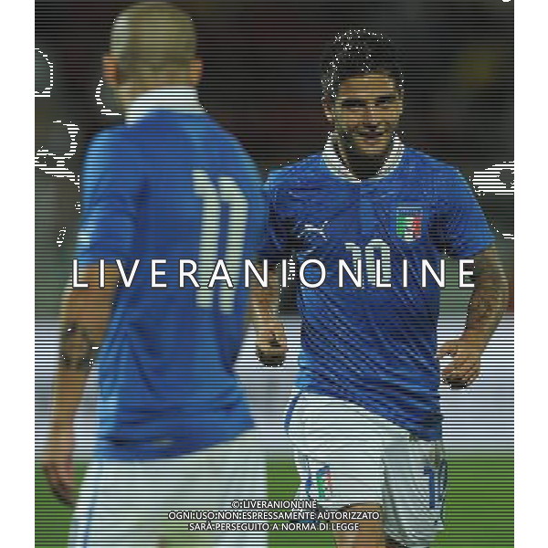 Qualificazioni ai Campionati Europei Under 21 Play-off Andata Pescara - 12.10.2012 Italia-Svezia Nella Foto:Insigne-De Luca /Ph.Vitez-Ag. Aldo Liverani