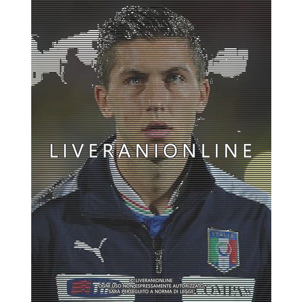 Qualificazioni ai Campionati Europei Under 21 Play-off Andata Pescara - 12.10.2012 Italia-Svezia Nella Foto:Marrone /Ph.Vitez-Ag. Aldo Liverani