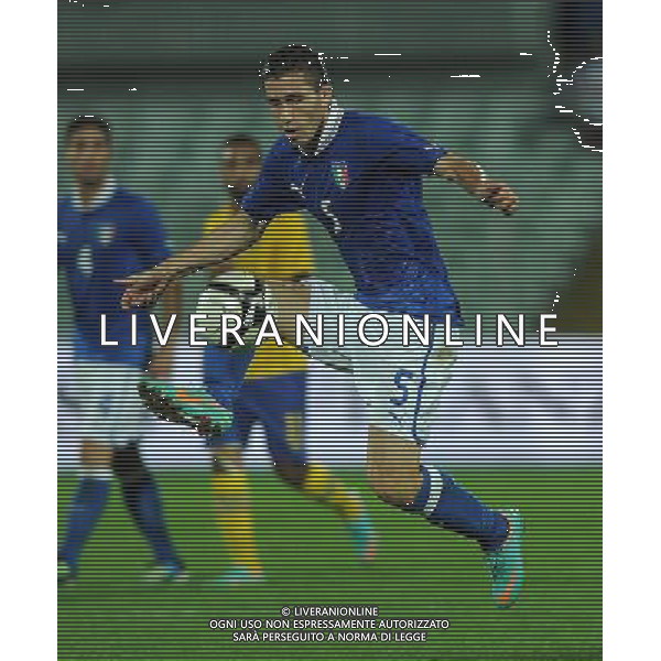 Qualificazioni ai Campionati Europei Under 21 Play-off Andata Pescara - 12.10.2012 Italia-Svezia Nella Foto:Marrone /Ph.Vitez-Ag. Aldo Liverani