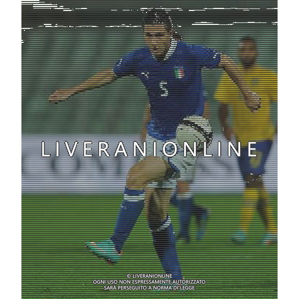 Qualificazioni ai Campionati Europei Under 21 Play-off Andata Pescara - 12.10.2012 Italia-Svezia Nella Foto:Marrone /Ph.Vitez-Ag. Aldo Liverani
