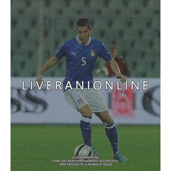Qualificazioni ai Campionati Europei Under 21 Play-off Andata Pescara - 12.10.2012 Italia-Svezia Nella Foto:Marrone /Ph.Vitez-Ag. Aldo Liverani