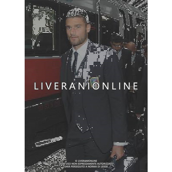 MILANO STAZIONE CENTRALE 15/10/2012 ARRIVO NAZIONALE ITALIANA DI CALCIO PER L\'INCONTRO CON LA DANIMARCA QUALIF BRASILE 2014 NELLA FOTO ANTONIO CANDREVA FOTO MARIO ROMANO-AG ALDO LIVERANI S A S