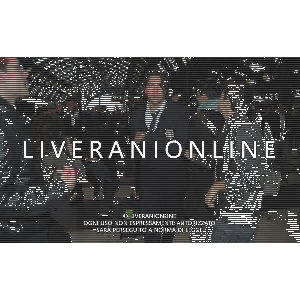 MILANO STAZIONE CENTRALE 15/10/2012 ARRIVO NAZIONALE ITALIANA DI CALCIO PER L\'INCONTRO CON LA DANIMARCA QUALIF BRASILE 2014 NELLA FOTO SIRIGU SALVATORE FOTO MARIO ROMANO-AG ALDO LIVERANI S A S