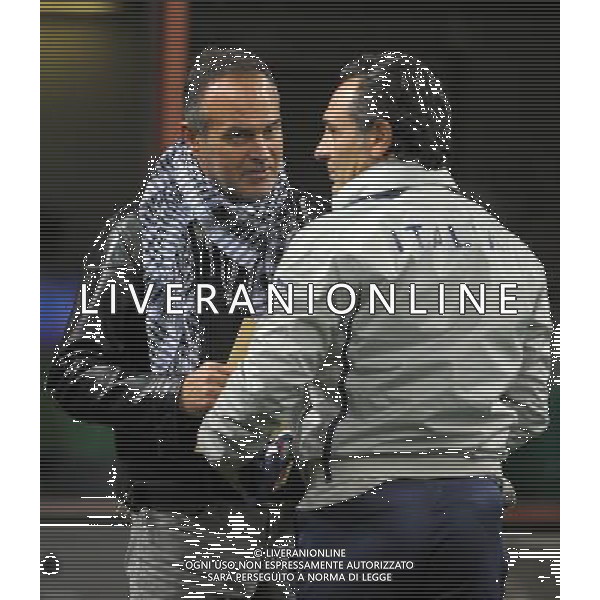 MILANO 15/10/2012 STADIO MEAZZA ALLENAMENTO DELLA NAZIONALE ITALIANA DI CALCIO NELLA FOTO PRANDELLI-CABRINI FOTO ROMANO/AG ALDO LIVERANI