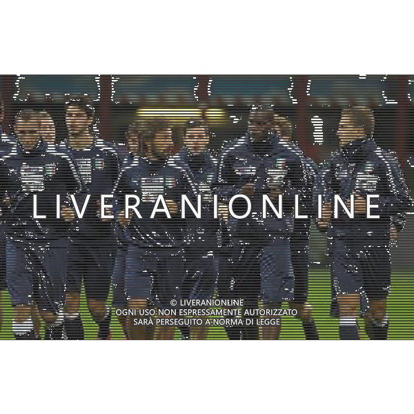 MILANO 15/10/2012 STADIO MEAZZA ALLENAMENTO DELLA NAZIONALE ITALIANA DI CALCIO NELLA FOTO BALOTELLI-PIRLO FOTO ROMANO/AG ALDO LIVERANI