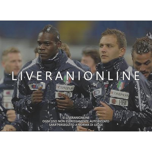 MILANO 15/10/2012 STADIO MEAZZA ALLENAMENTO DELLA NAZIONALE ITALIANA DI CALCIO NELLA FOTO BALOTELLI FOTO ROMANO/AG ALDO LIVERANI
