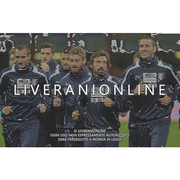 MILANO 15/10/2012 STADIO MEAZZA ALLENAMENTO DELLA NAZIONALE ITALIANA DI CALCIO NELLA FOTO PIRLO FOTO ROMANO/AG ALDO LIVERANI