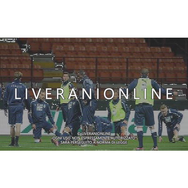 MILANO 15/10/2012 STADIO MEAZZA ALLENAMENTO DELLA NAZIONALE ITALIANA DI CALCIO NELLA FOTO BALOTELLI-RANOCCHIA FOTO ROMANO/AG ALDO LIVERANI