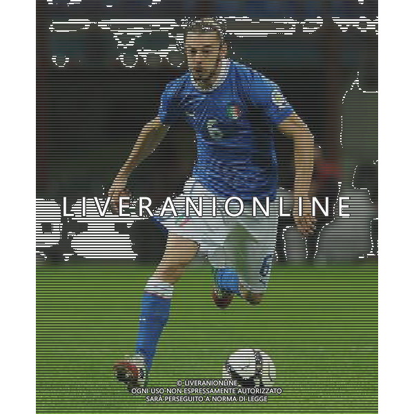 Qualificazioni ai Campionati Mondiali di Calcio Brasile FIFA 2014 Gruppo B Milano- 16.10.2012 Italia-Danimarca Nella Foto:balzaretti /Ph.Vitez-Ag. Aldo Liverani