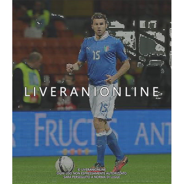 Qualificazioni ai Campionati Mondiali di Calcio Brasile FIFA 2014 Gruppo B Milano- 16.10.2012 Italia-Danimarca Nella Foto:barzagli /Ph.Vitez-Ag. Aldo Liverani