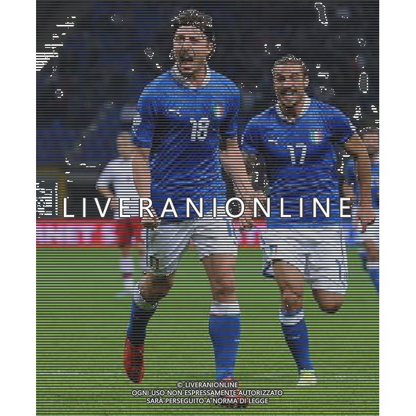 Qualificazioni ai Campionati Mondiali di Calcio Brasile FIFA 2014 Gruppo B Milano- 16.10.2012 Italia-Danimarca Nella Foto:montolivo esulta /Ph.Vitez-Ag. Aldo Liverani