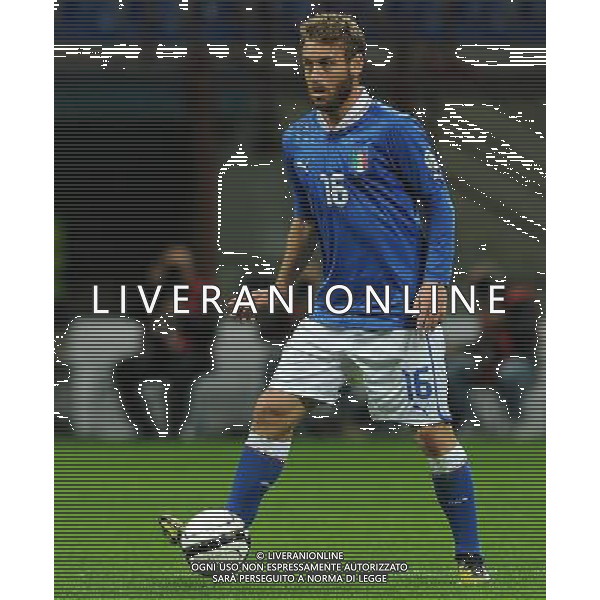 Qualificazioni ai Campionati Mondiali di Calcio Brasile FIFA 2014 Gruppo B Milano- 16.10.2012 Italia-Danimarca Nella Foto:de rossi /Ph.Vitez-Ag. Aldo Liverani