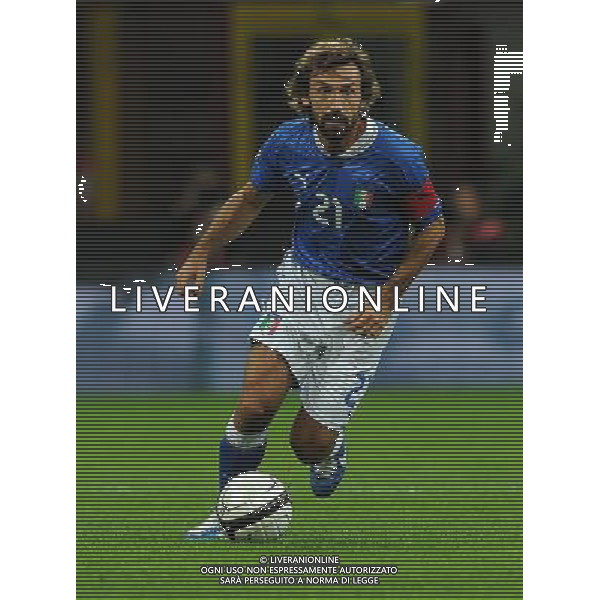 Qualificazioni ai Campionati Mondiali di Calcio Brasile FIFA 2014 Gruppo B Milano- 16.10.2012 Italia-Danimarca Nella Foto:pirlo /Ph.Vitez-Ag. Aldo Liverani