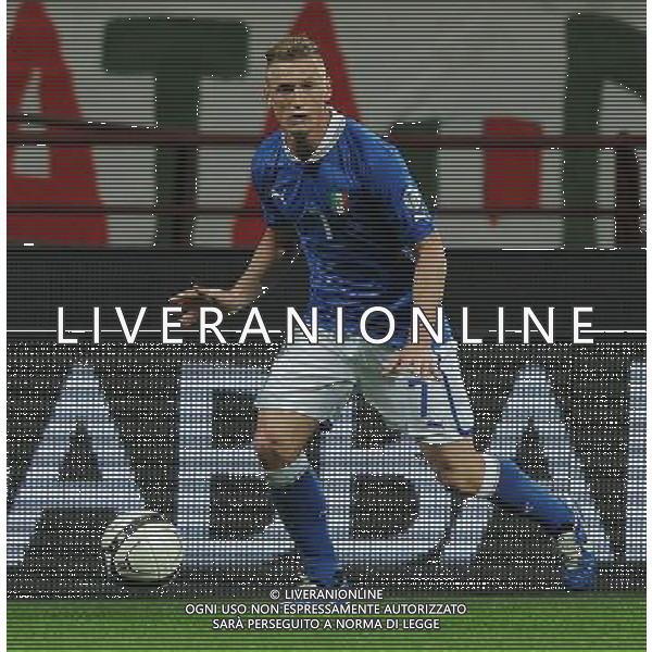 Qualificazioni ai Campionati Mondiali di Calcio Brasile FIFA 2014 Gruppo B Milano- 16.10.2012 Italia-Danimarca Nella Foto:abate /Ph.Vitez-Ag. Aldo Liverani