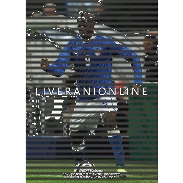 Qualificazioni ai Campionati Mondiali di Calcio Brasile FIFA 2014 Gruppo B Milano- 16.10.2012 Italia-Danimarca Nella Foto:balotelli /Ph.Vitez-Ag. Aldo Liverani