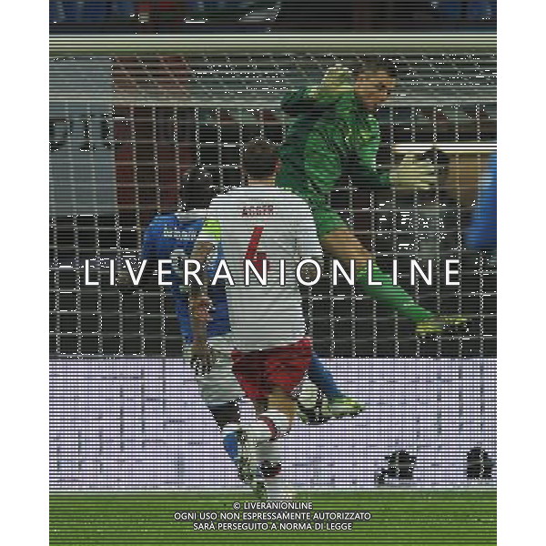 Qualificazioni ai Campionati Mondiali di Calcio Brasile FIFA 2014 Gruppo B Milano- 16.10.2012 Italia-Danimarca Nella Foto:balotelli gol /Ph.Vitez-Ag. Aldo Liverani